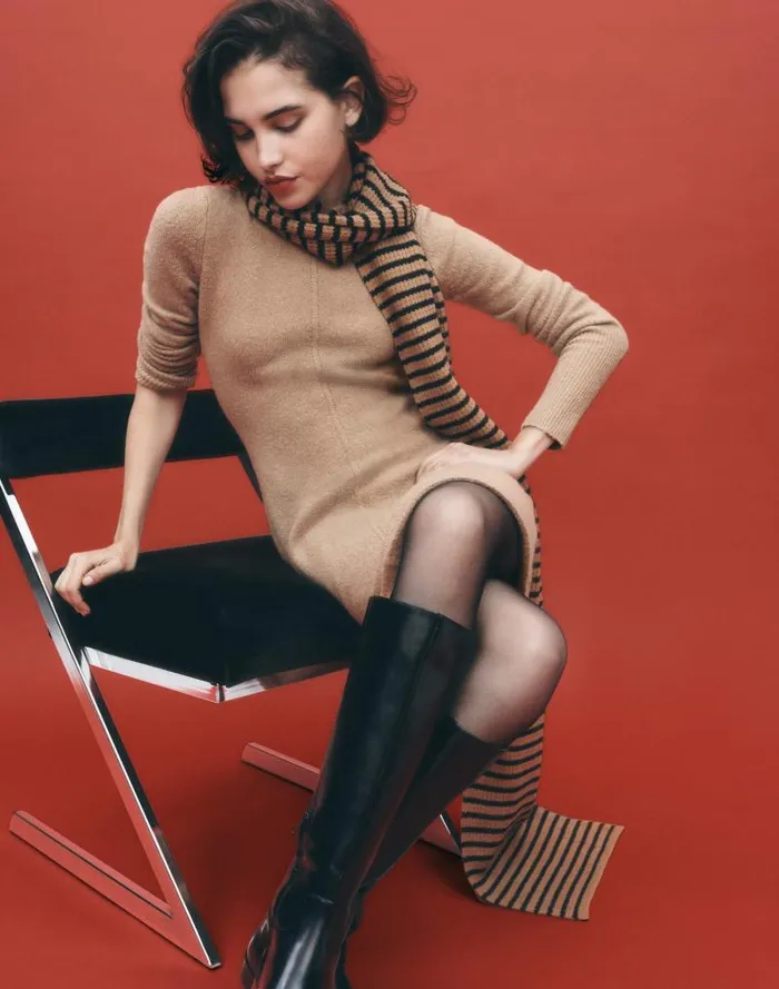 Women Sweater Mini Dress Hthr Caramel Madewell Dresses