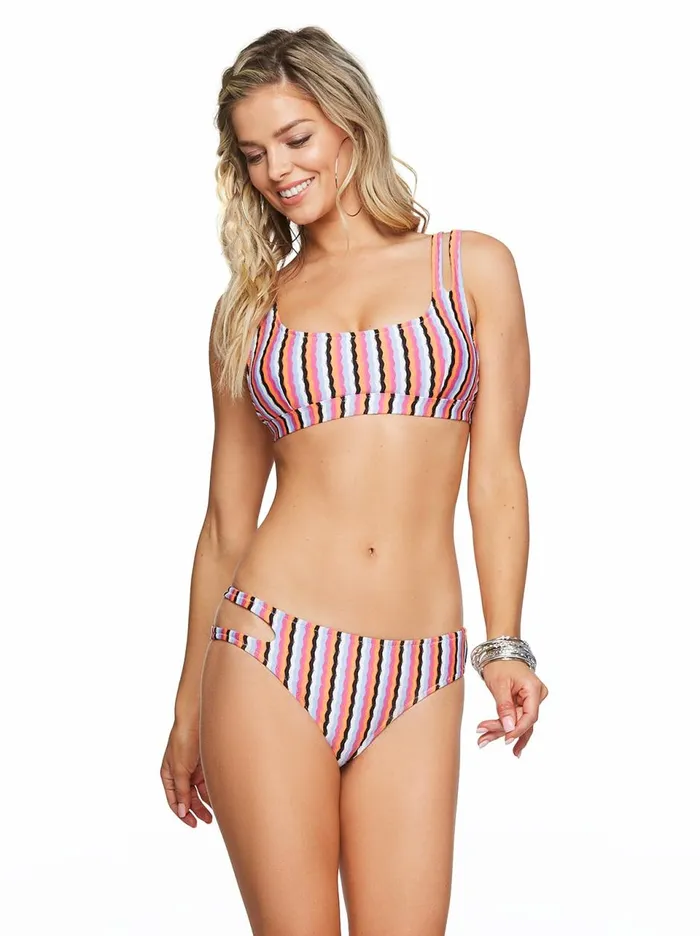 Women Swim Jessica Simpson Got The Groove Singlet Top In Blue Mist Blue Mist