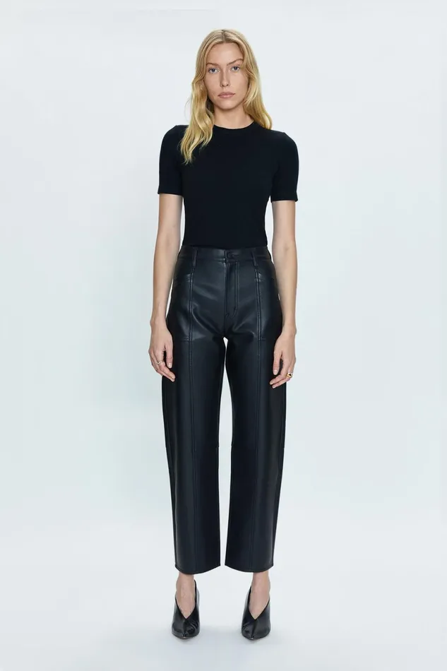 Women Taylor High Rise Arched 8211 Slate Black Pistola Denim Pants