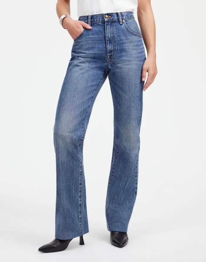 Women The Alexa Dream Jean In Croswell Wash Croswell Wash Madewell Jeans