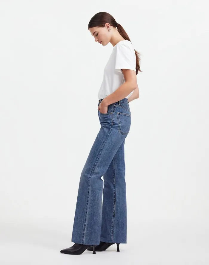 Women The Alexa Dream Jean In Croswell Wash Croswell Wash Madewell Jeans