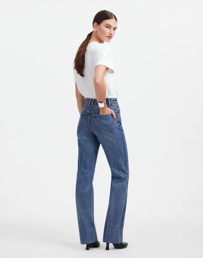 Women The Alexa Dream Jean In Croswell Wash Croswell Wash Madewell Jeans