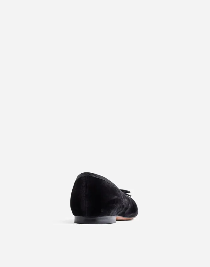 Women The April Ballet Flat True Black Madewell Flats and Loafers