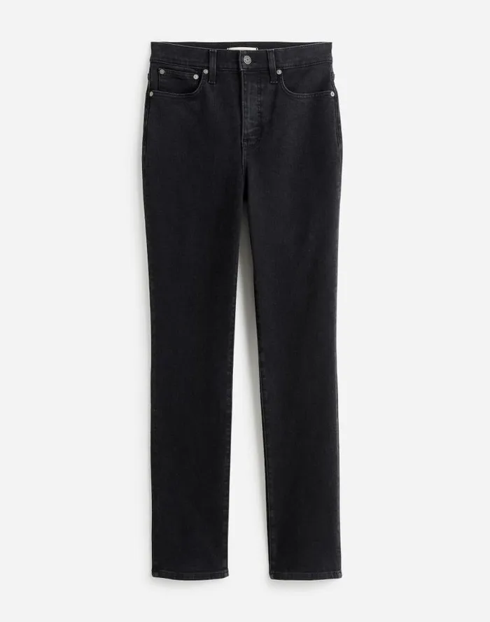 Women The Curvy Perfect Vintage Jean Black Frost Madewell Jeans
