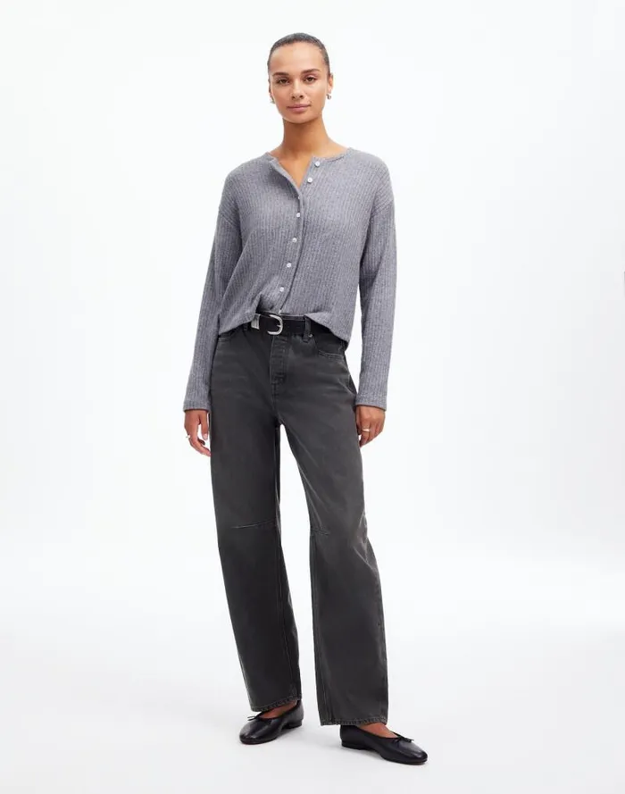 Women The Darted BarrelLeg Jean Olenda Wash Madewell Jeans