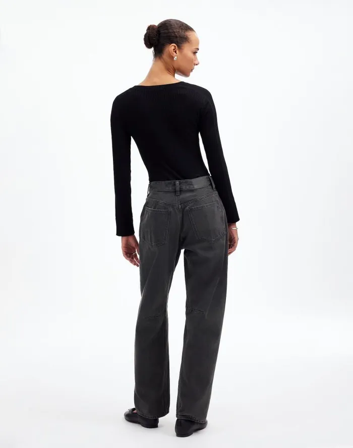 Women The Darted BarrelLeg Jean Olenda Wash Madewell Jeans