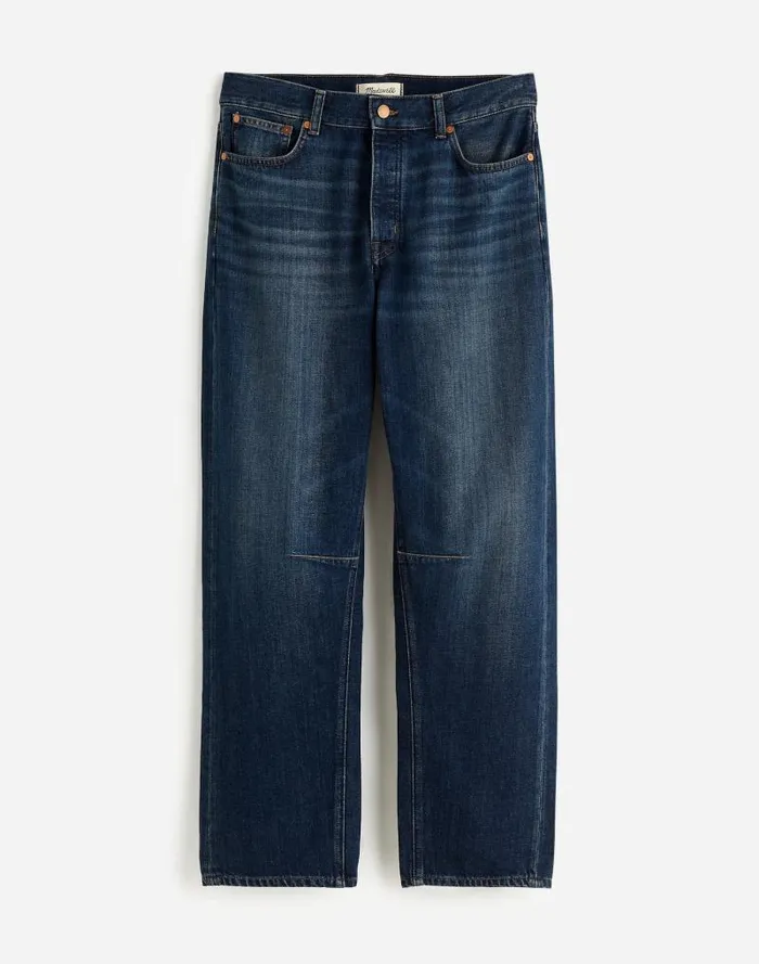 Women The Darted BarrelLeg Jean Softdrape Edition Leeds Wash Madewell Jeans