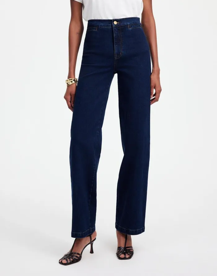 Women The Emmett WideLeg Jean Welt Pocket Edition Leffers Wash Madewell Jeans