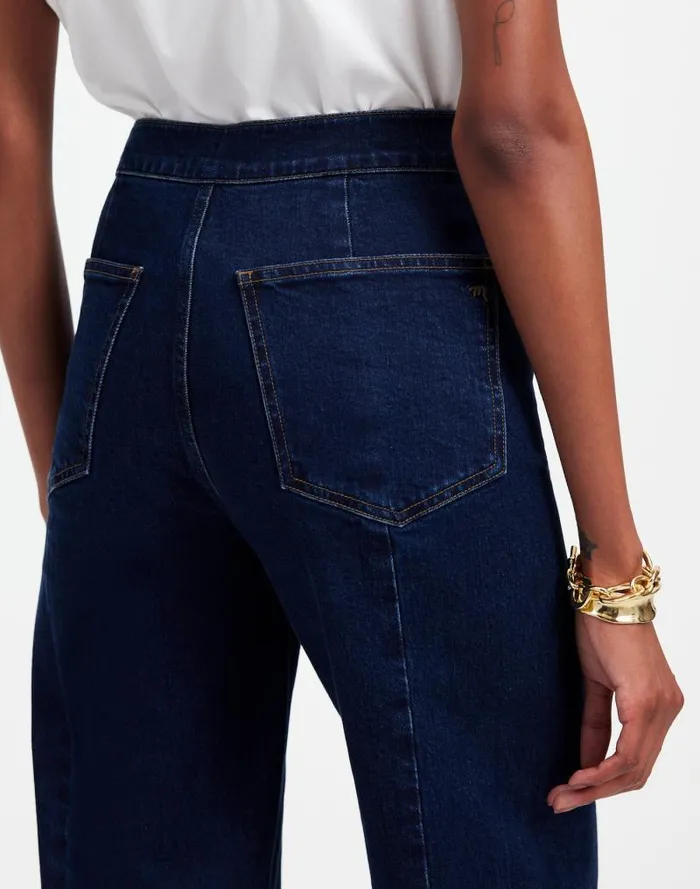 Women The Emmett WideLeg Jean Welt Pocket Edition Leffers Wash Madewell Jeans