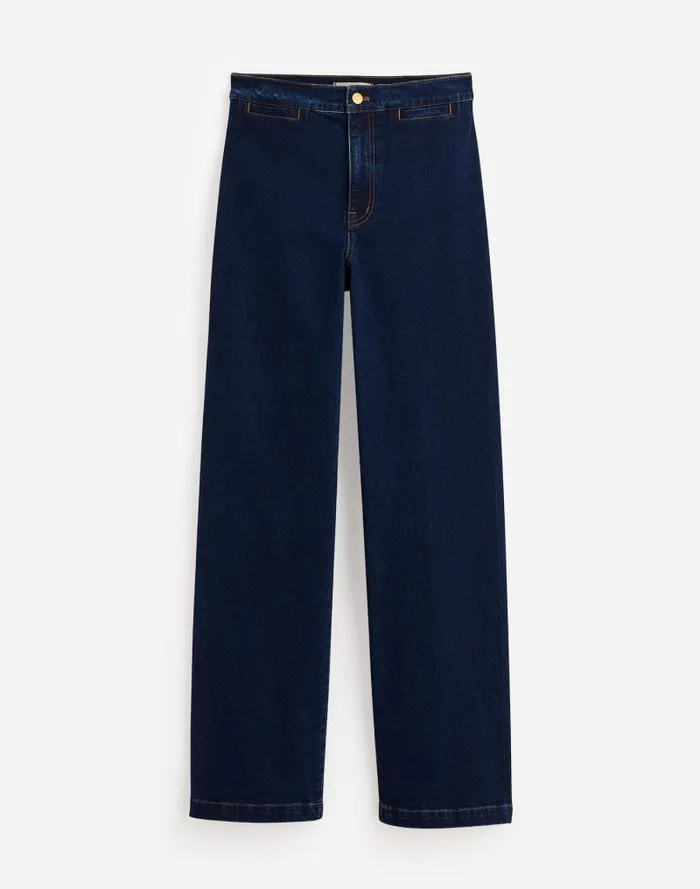 Women The Emmett WideLeg Jean Welt Pocket Edition Leffers Wash Madewell Jeans
