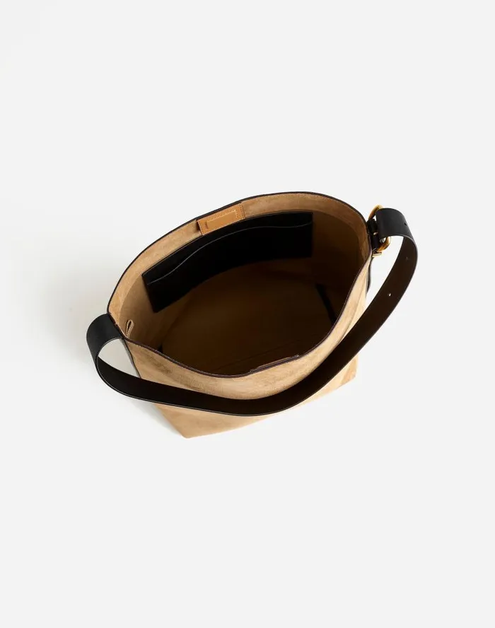 Women The Essential Bucket Tote Cumin Multi Madewell Bags