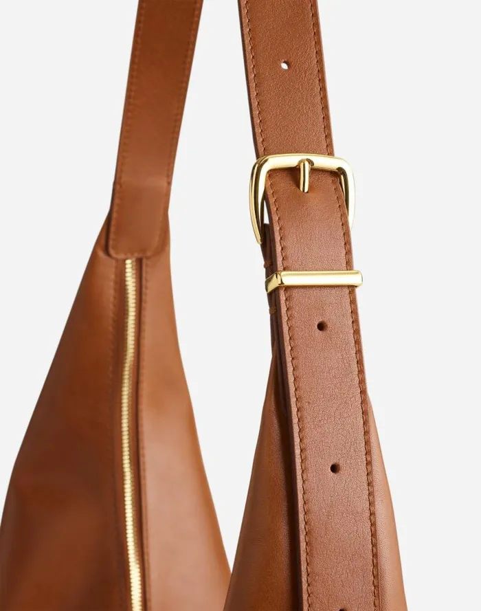 Women The Essential Curve Shoulder Bag Hazelnut Madewell Bags