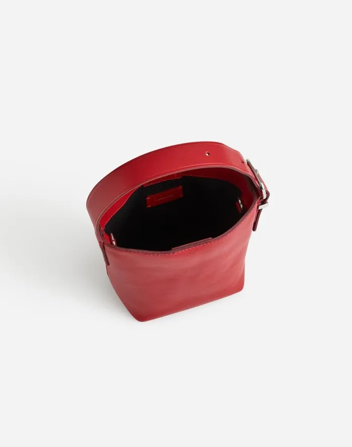 Women The Essential Micro Bucket Tote Bright Ember Madewell Bags