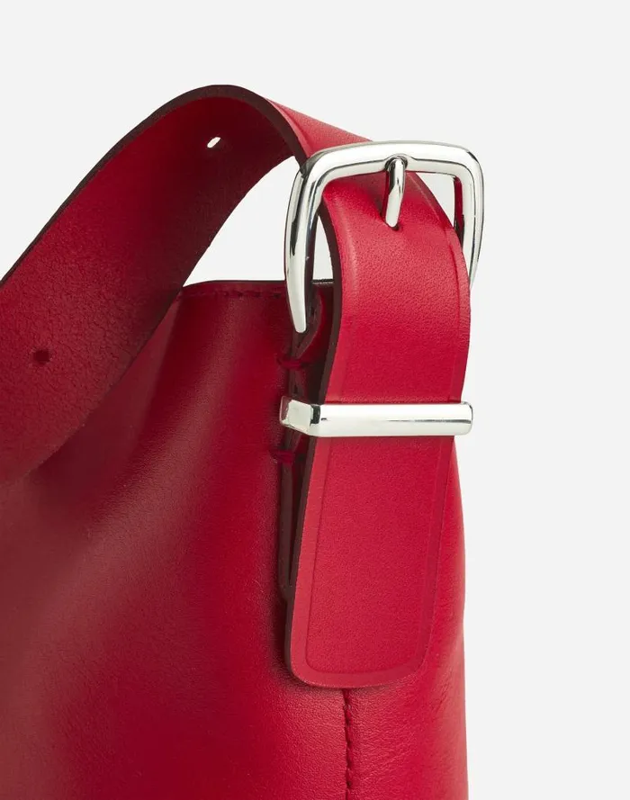 Women The Essential Micro Bucket Tote Bright Ember Madewell Bags