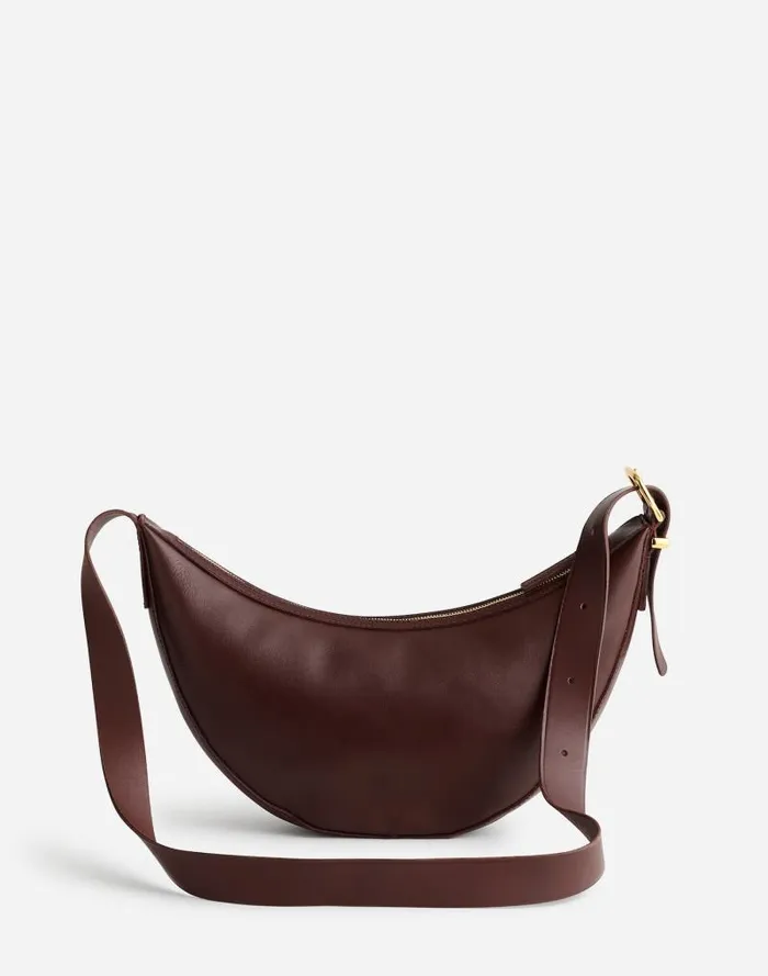 Women The Essential Sling Crossbody Bag Chocolate Raisin Madewell Bags