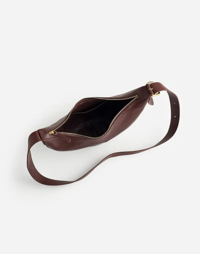 Women The Essential Sling Crossbody Bag Chocolate Raisin Madewell Bags
