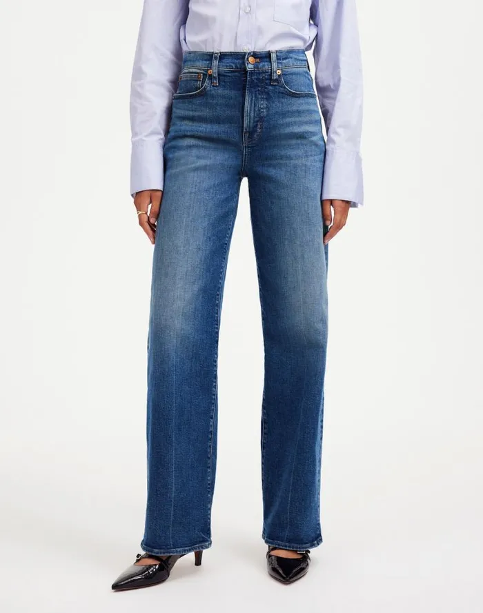 Women The Perfect Vintage WideLeg Jean Lavaca Wash Madewell Jeans
