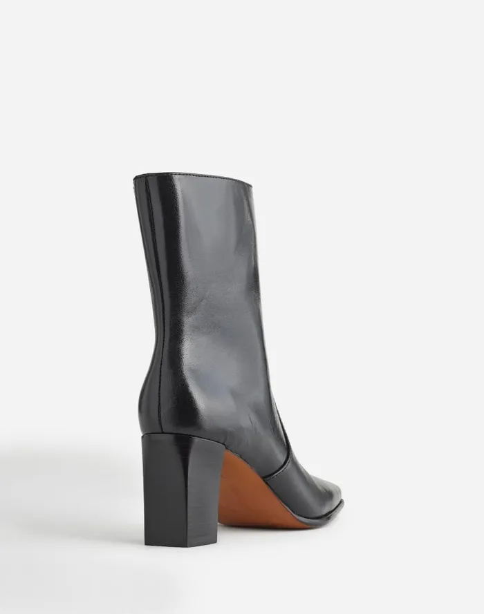 Women The Zane Ankle Boot True Black Madewell Boots
