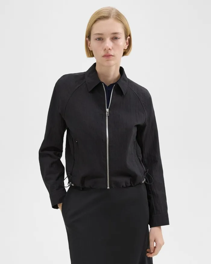 Women Theory Blazers Jackets Cropped Jacket Black