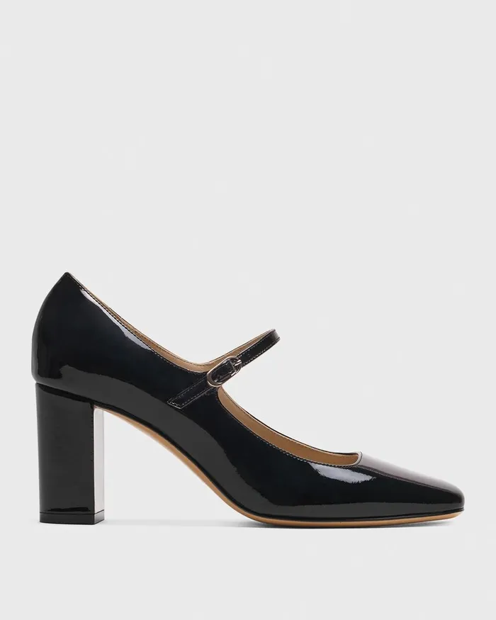 Women Theory Shoes Mary Jane Pump In Leather Black