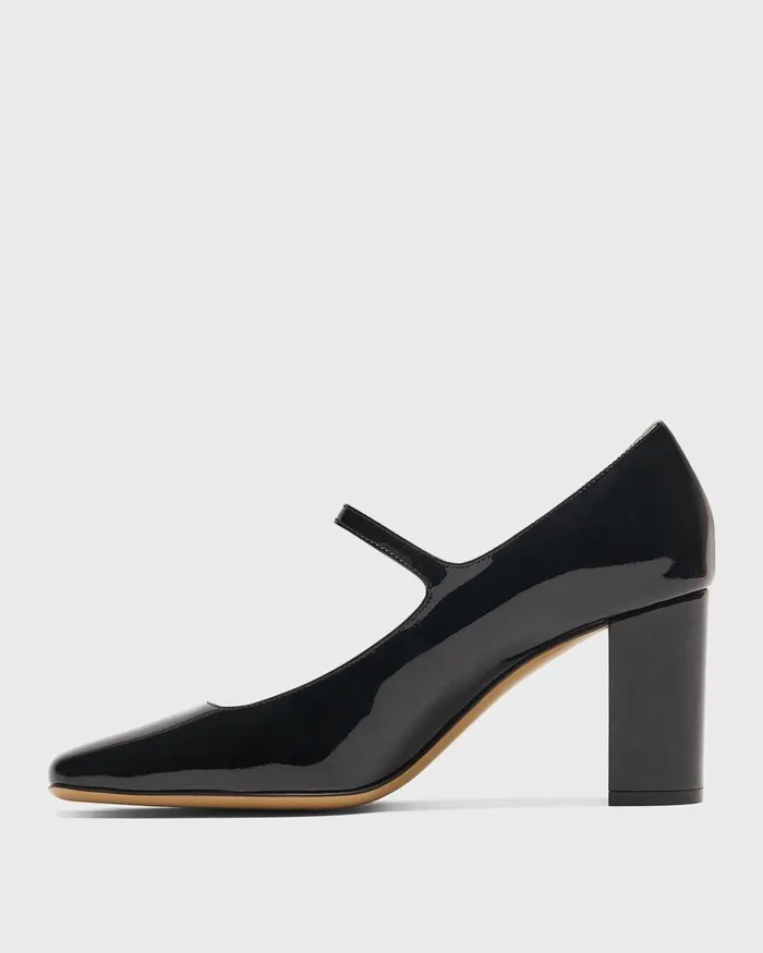 Women Theory Shoes Mary Jane Pump In Leather Black