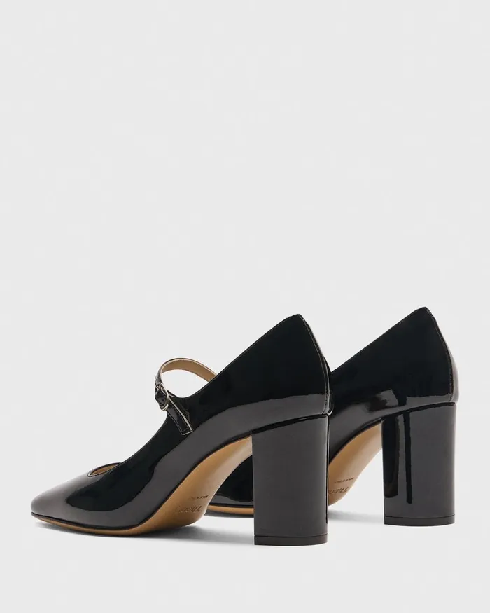 Women Theory Shoes Mary Jane Pump In Leather Black