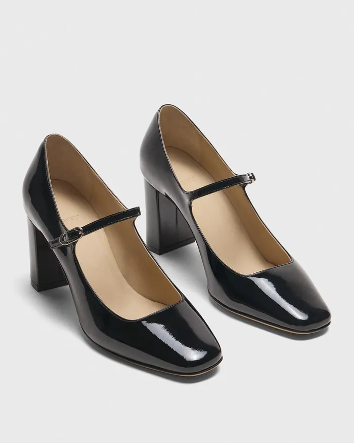 Women Theory Shoes Mary Jane Pump In Leather Black