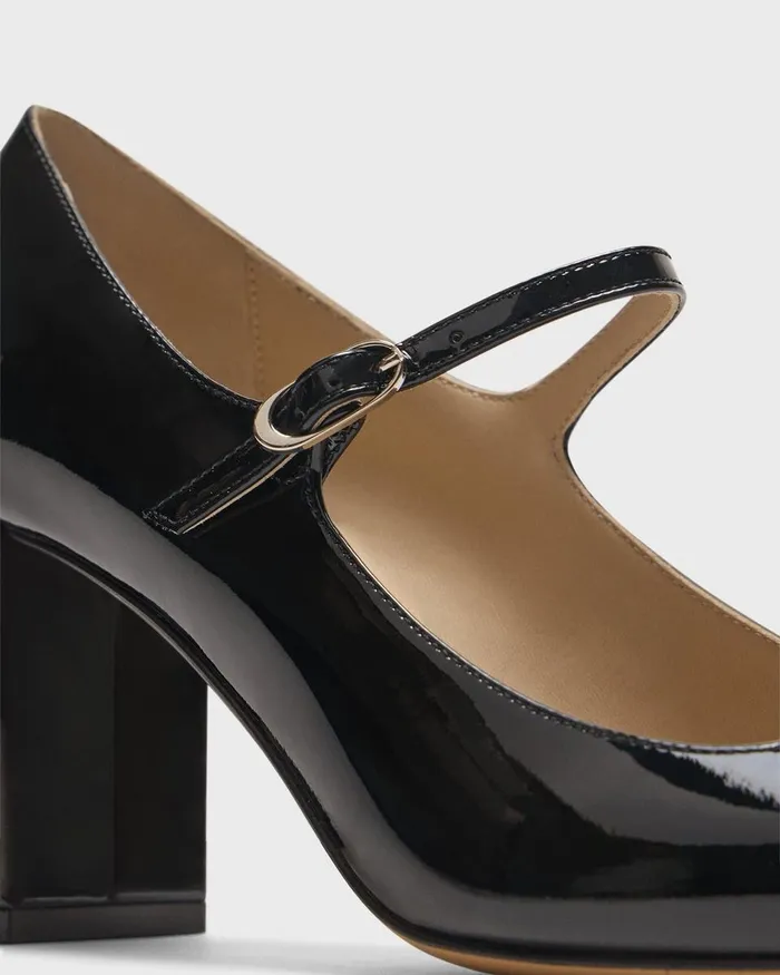 Women Theory Shoes Mary Jane Pump In Leather Black