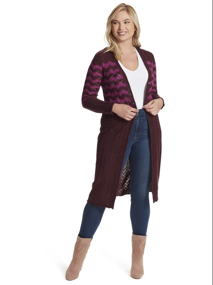 Women Tops Jessica Simpson Jolie Stripe Duster In Winetasting Winetasting Clover Women Tops Jessica Simpson Jolie Stripe Duster In Winetasting Winetasting Clover