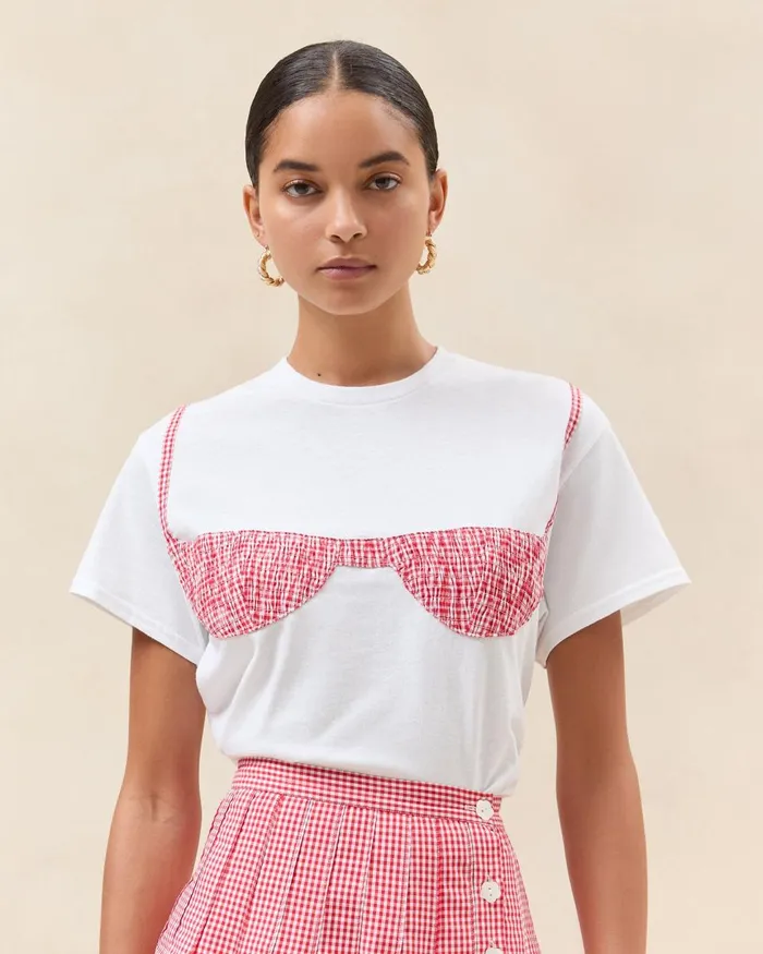 Women Tops Loeffler Randall LR X Nikki Chasin Florida Tee Women Tops Loeffler Randall LR X Nikki Chasin Florida Tee