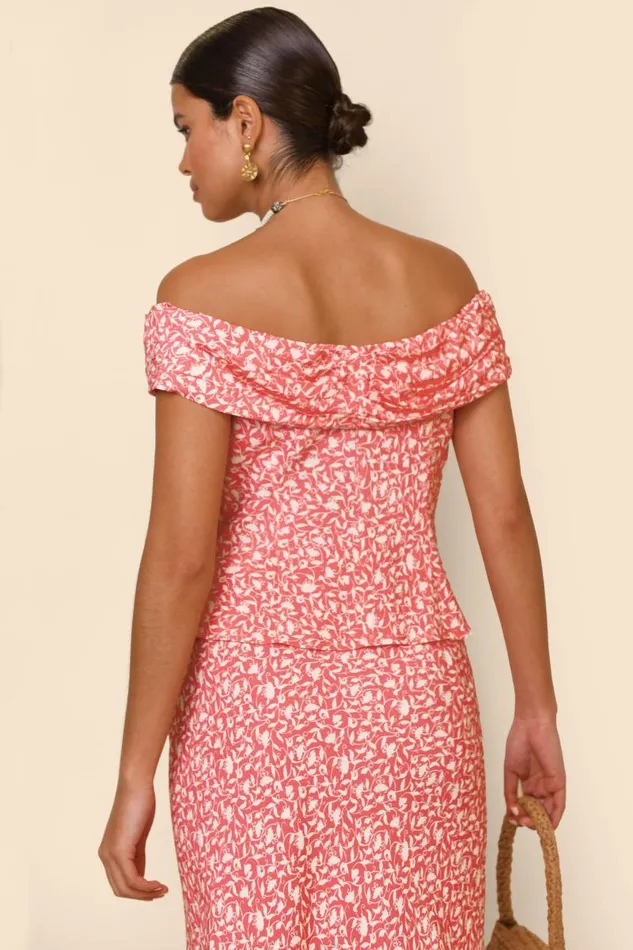 Women Tops RIXO Giuletta Lily Trail Rose Women Tops RIXO Giuletta Lily Trail Rose