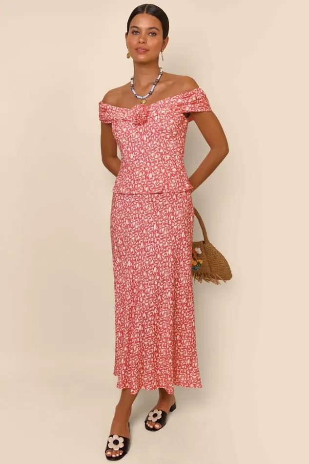 Women Tops RIXO Giuletta Lily Trail Rose Women Tops RIXO Giuletta Lily Trail Rose