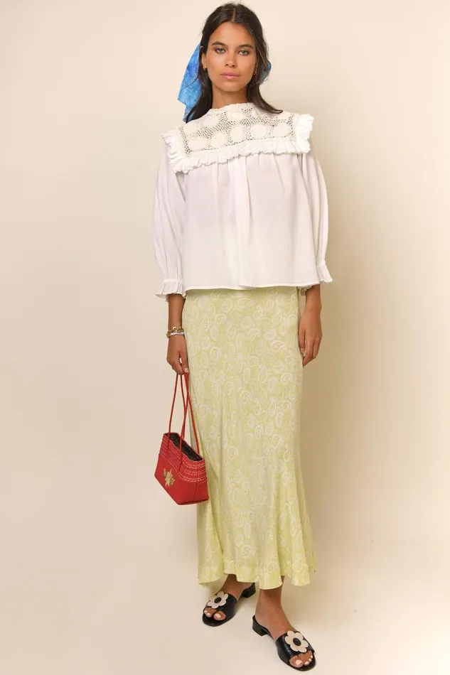Women Tops RIXO Joy Ivory Women Tops RIXO Joy Ivory