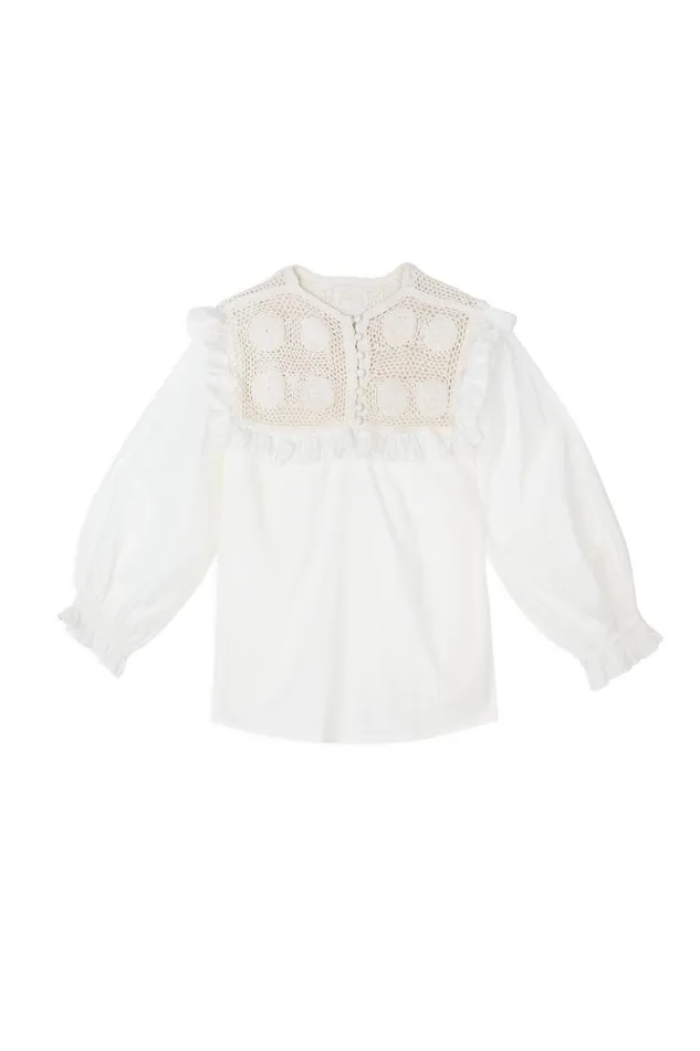 Women Tops RIXO Joy Ivory Women Tops RIXO Joy Ivory