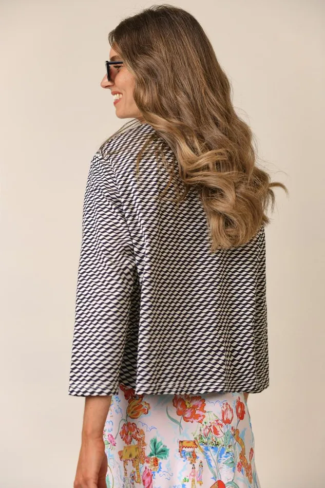 Women Tops RIXO Marnie Mono Wave Women Tops RIXO Marnie Mono Wave