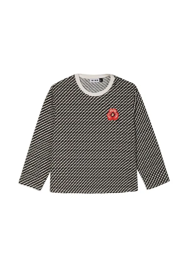 Women Tops RIXO Marnie Mono Wave Women Tops RIXO Marnie Mono Wave