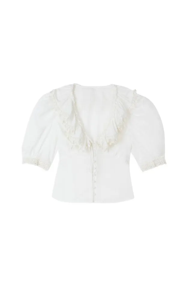 Women Tops RIXO Rihanna Ivory Women Tops RIXO Rihanna Ivory