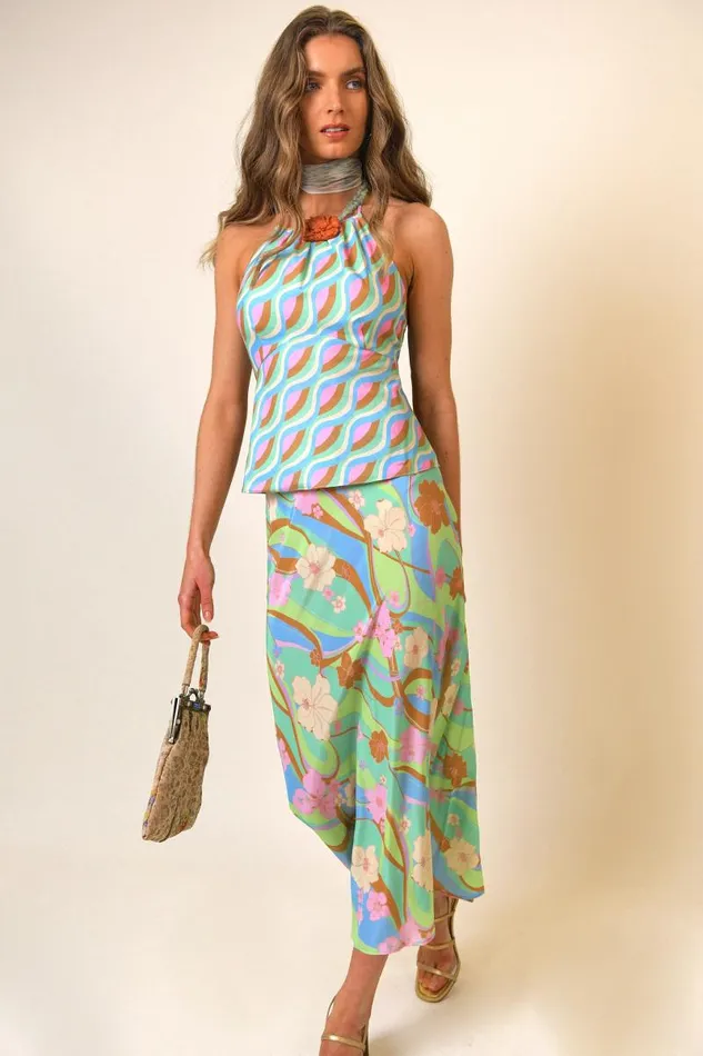 Women Tops RIXO Rory Geo Wave Women Tops RIXO Rory Geo Wave