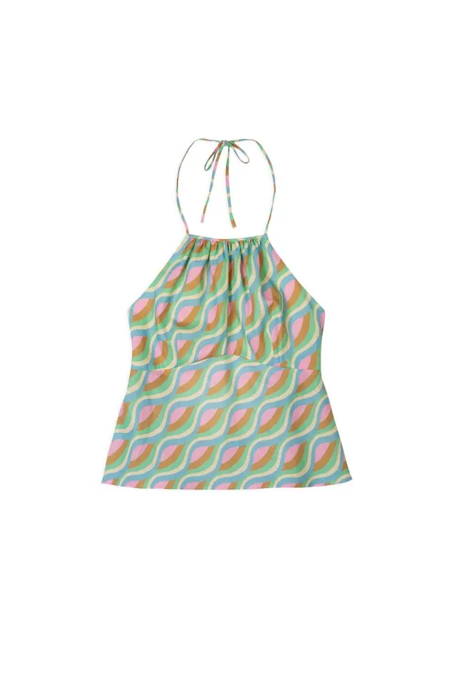 Women Tops RIXO Rory Geo Wave Women Tops RIXO Rory Geo Wave