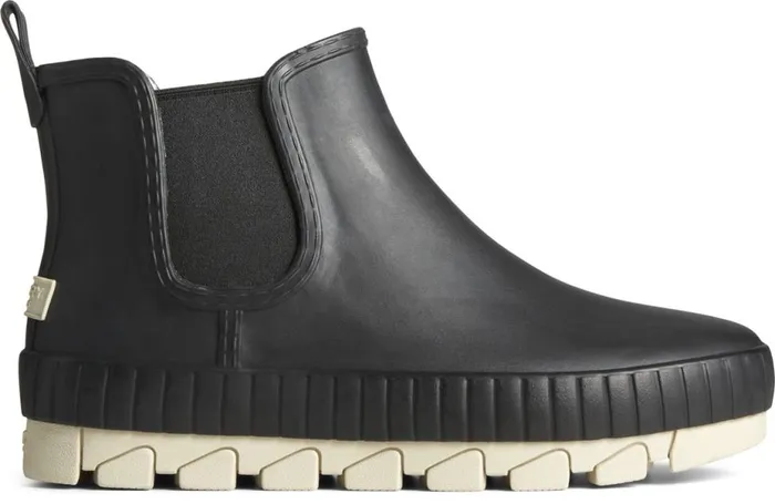 Women Torrent Chelsea Matte Waterproof Rain Boot Black Sperry Boat Shoes