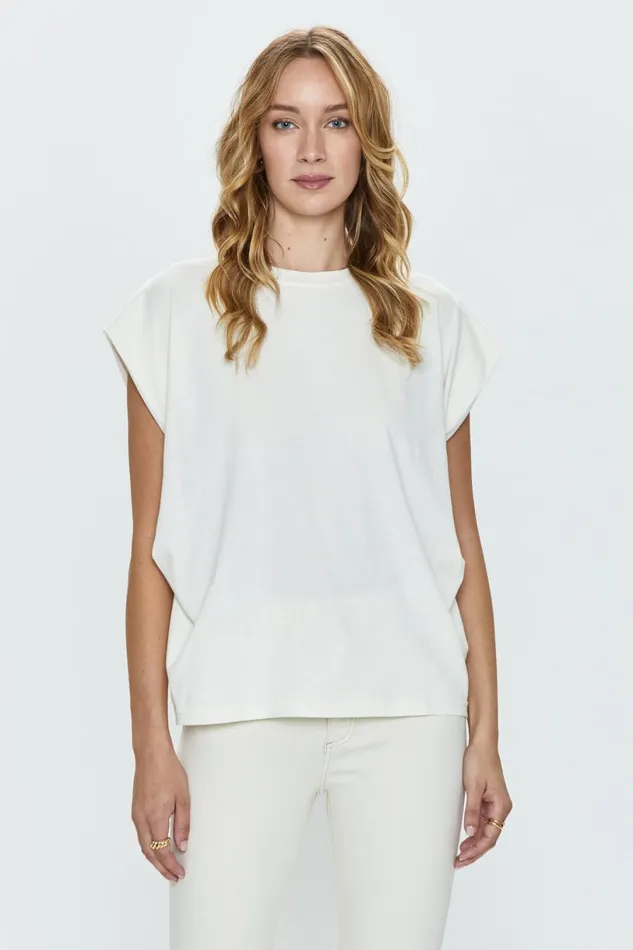 Women Trina Tee 8211 White Sand Pistola Denim Tees and Tanks