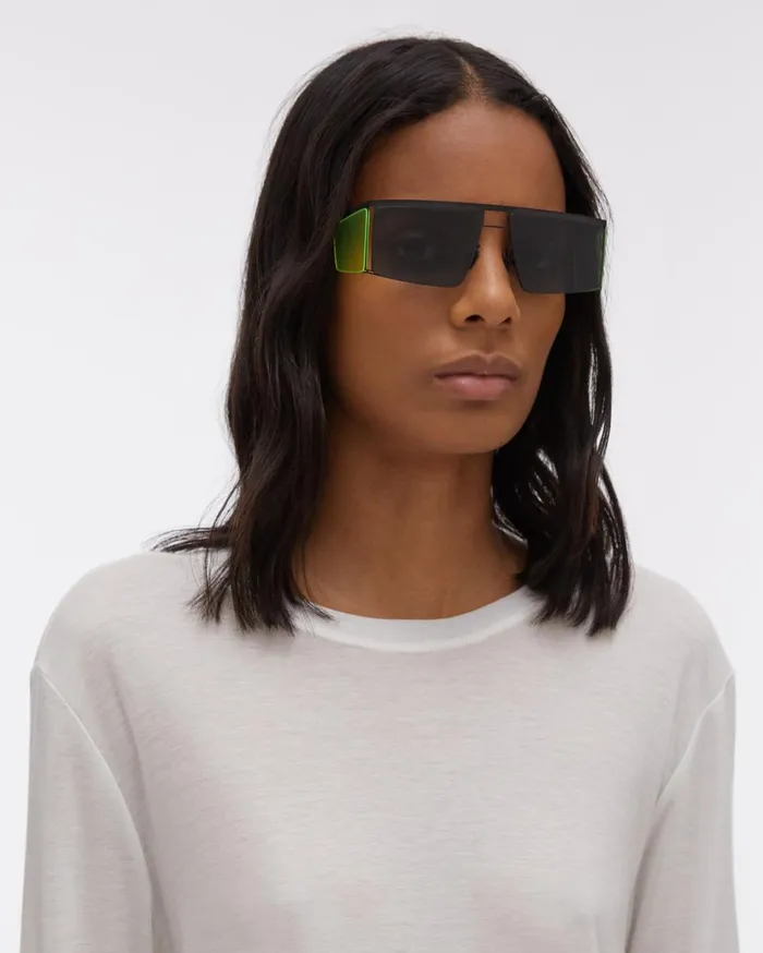 Women Twist Back Jersey Longsleeved Top Dove Helmut Lang TShirts and Sweatshirts