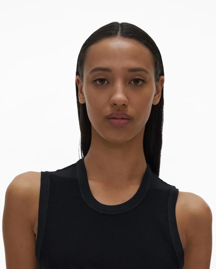 Women Twist Sheath Basalt Black Helmut Lang Dresses