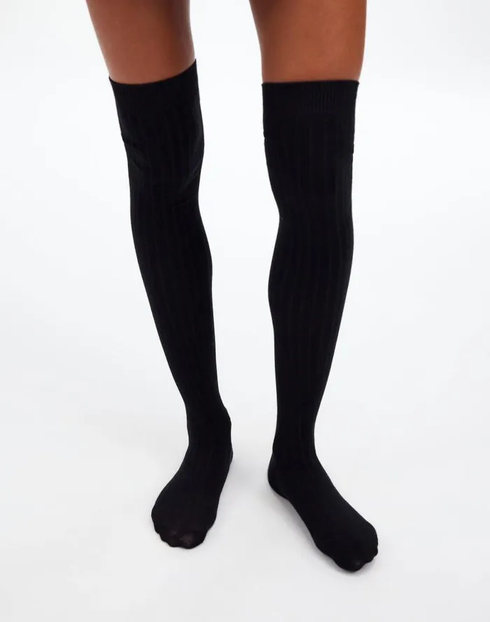 Women TwoPack OverTheKnee Socks True Black Madewell Socks