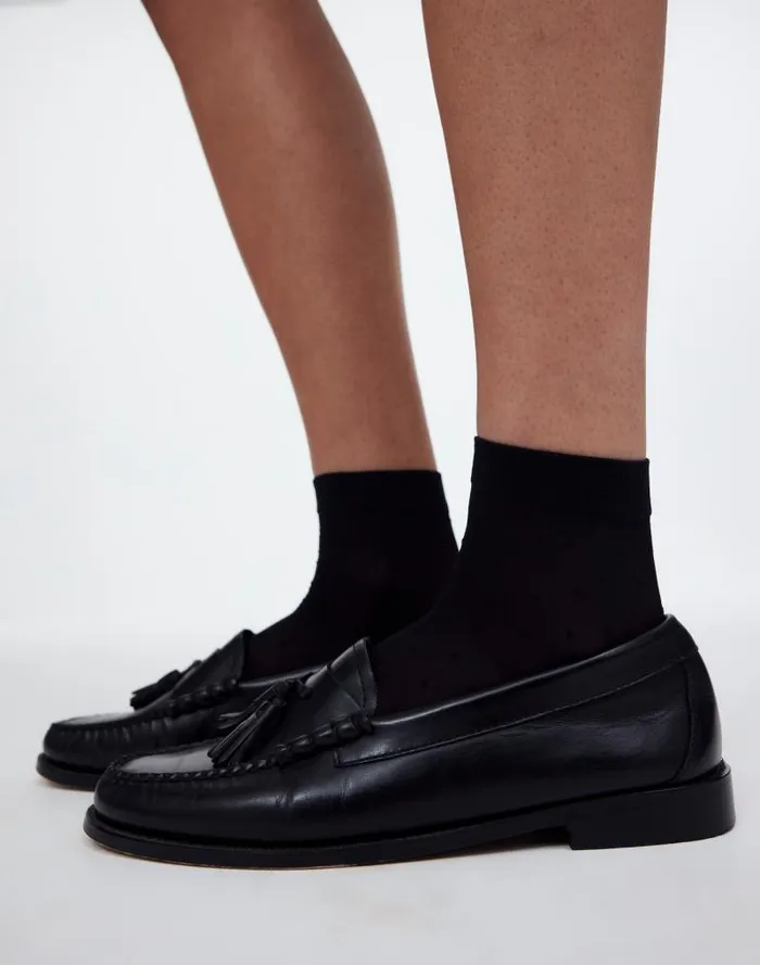Women TwoPack Sheer Ankle Socks True Black Madewell Socks