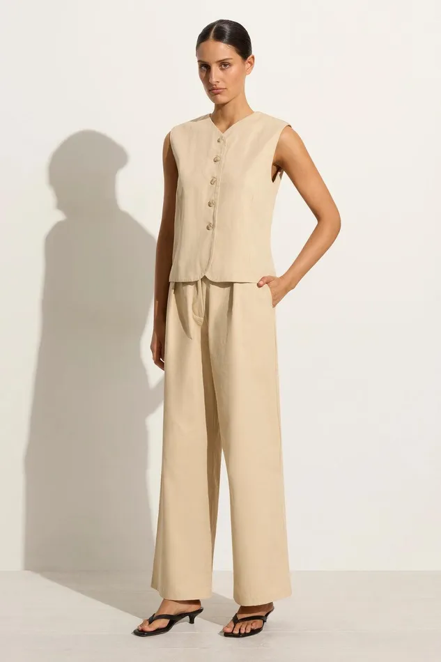 Women Udine Pant Bleached Sand 8211 Final Sale Faithfull The Brand Pants Women Udine Pant Bleached Sand 8211 Final Sale Faithfull The Brand Pants