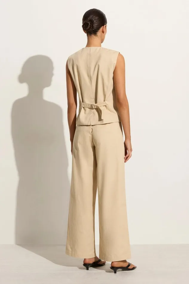 Women Udine Pant Bleached Sand 8211 Final Sale Faithfull The Brand Pants Women Udine Pant Bleached Sand 8211 Final Sale Faithfull The Brand Pants