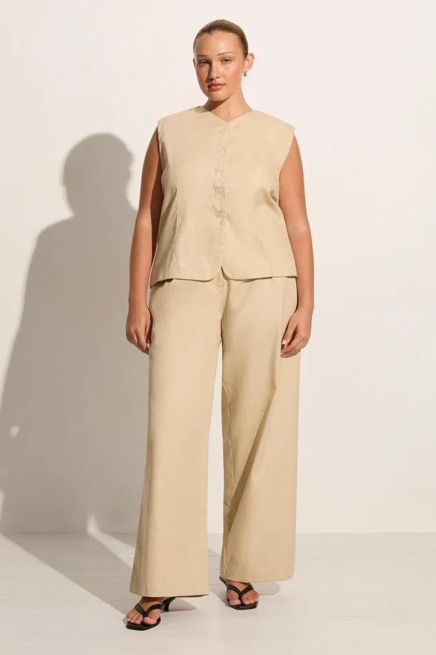 Women Udine Pant Bleached Sand 8211 Final Sale Faithfull The Brand Pants Women Udine Pant Bleached Sand 8211 Final Sale Faithfull The Brand Pants