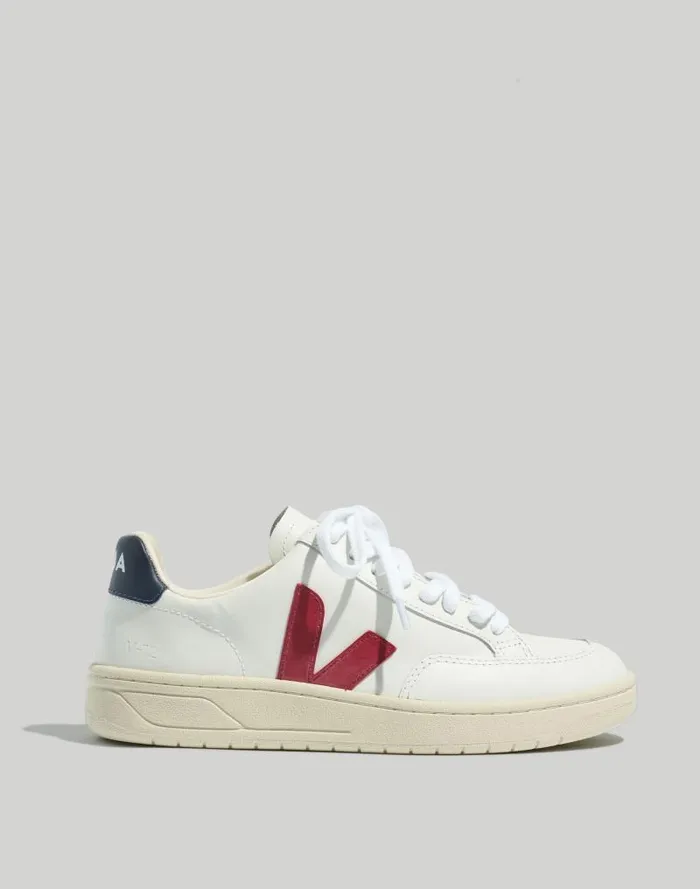 Women Veja V12 Mesh Sneakers Extra White Marsala Nautico Madewell Sneakers