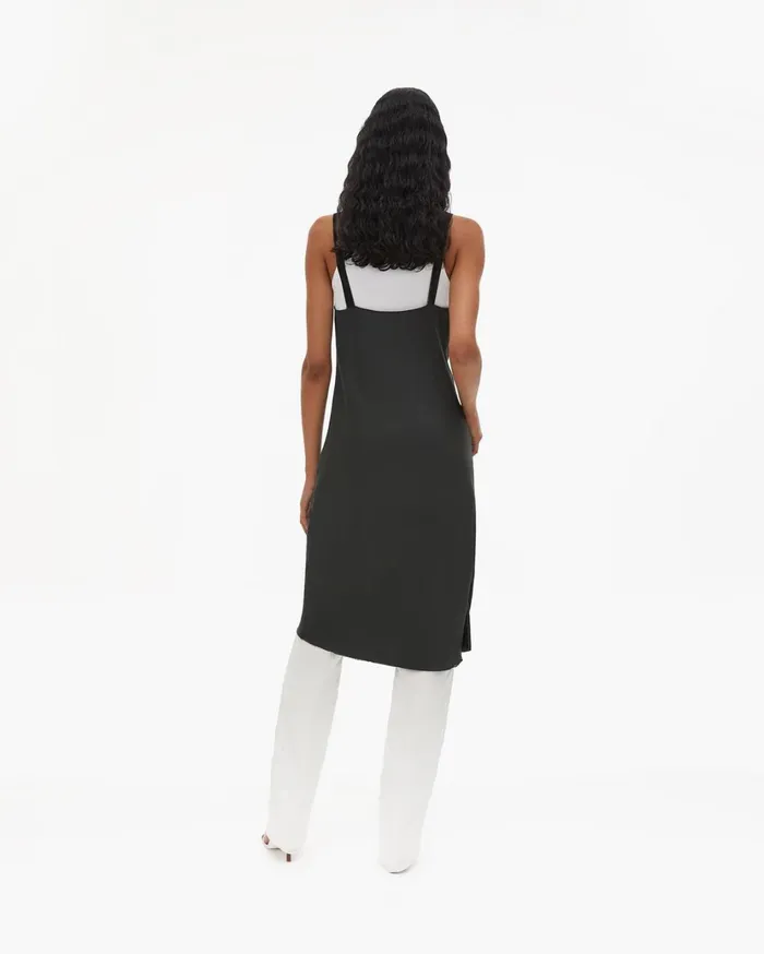 Women Velvet Strap Slip Dress Forest Helmut Lang Dresses